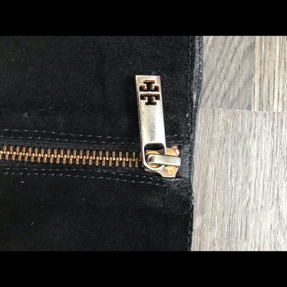 Tory burch black suede boots - Picture 2 of 8